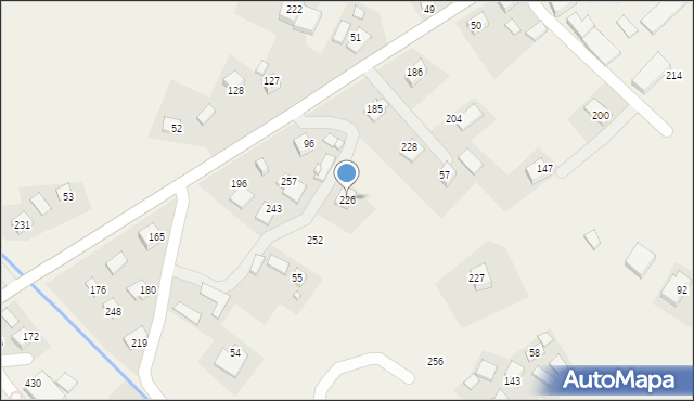 Stadła, Stadła, 226, mapa Stadła