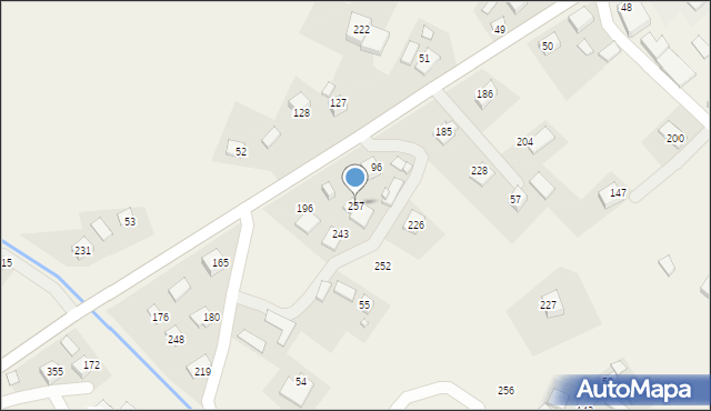 Stadła, Stadła, 257, mapa Stadła