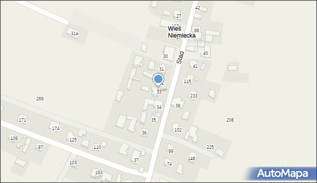 Stadła, Stadła, 33, mapa Stadła