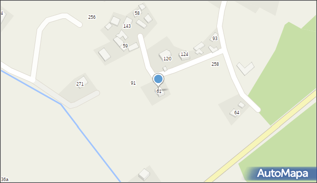 Stadła, Stadła, 61, mapa Stadła