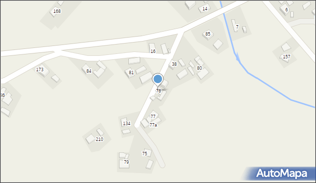 Stadła, Stadła, 78, mapa Stadła