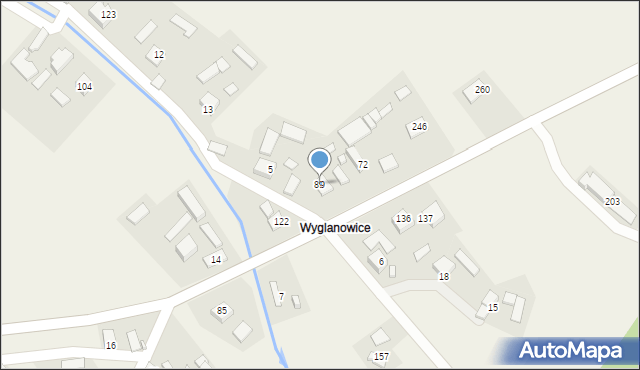 Stadła, Stadła, 89, mapa Stadła