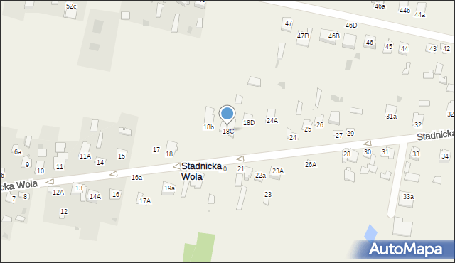 Stadnicka Wola, Stadnicka Wola, 18C, mapa Stadnicka Wola