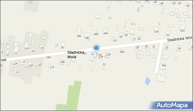 Stadnicka Wola, Stadnicka Wola, 22, mapa Stadnicka Wola