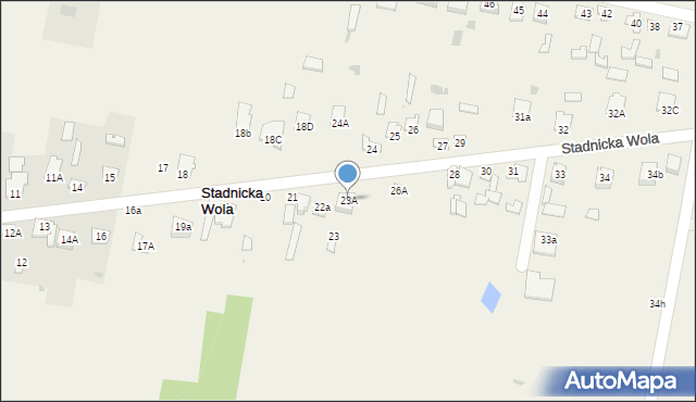 Stadnicka Wola, Stadnicka Wola, 23A, mapa Stadnicka Wola