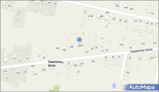 Stadnicka Wola, Stadnicka Wola, 24A, mapa Stadnicka Wola