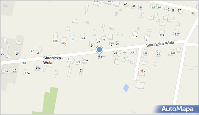 Stadnicka Wola, Stadnicka Wola, 26A, mapa Stadnicka Wola