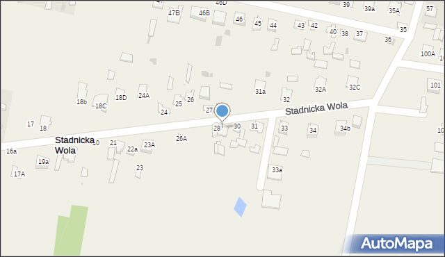 Stadnicka Wola, Stadnicka Wola, 28a, mapa Stadnicka Wola