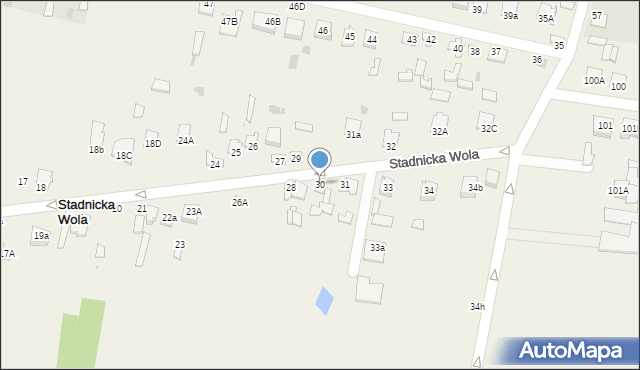 Stadnicka Wola, Stadnicka Wola, 30, mapa Stadnicka Wola
