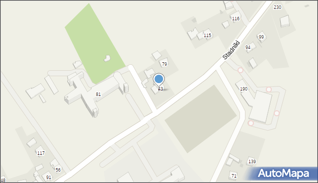 Stadniki, Stadniki, 43a, mapa Stadniki