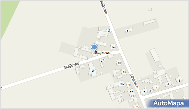 Stajkowo, Stajkowo, 15, mapa Stajkowo