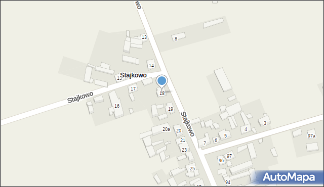 Stajkowo, Stajkowo, 18, mapa Stajkowo