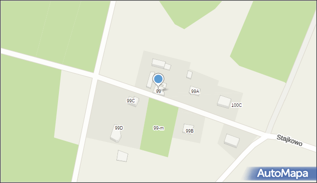 Stajkowo, Stajkowo, 99, mapa Stajkowo
