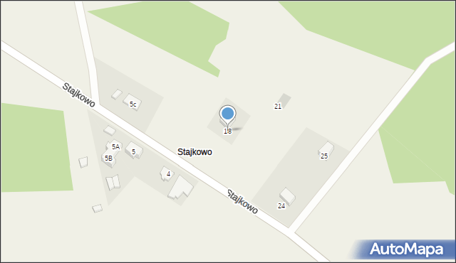 Stajkowo, Stajkowo, 18, mapa Stajkowo