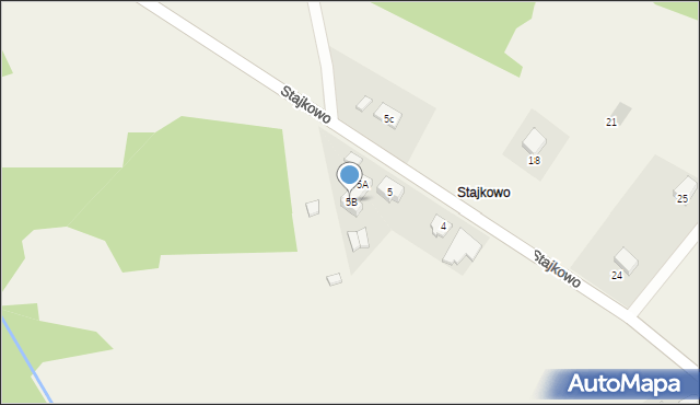 Stajkowo, Stajkowo, 5B, mapa Stajkowo