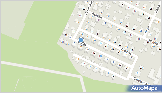 Stalowa Wola, Staffa Leopolda, 6, mapa Stalowa Wola