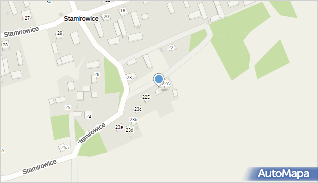 Stamirowice, Stamirowice, 22b, mapa Stamirowice