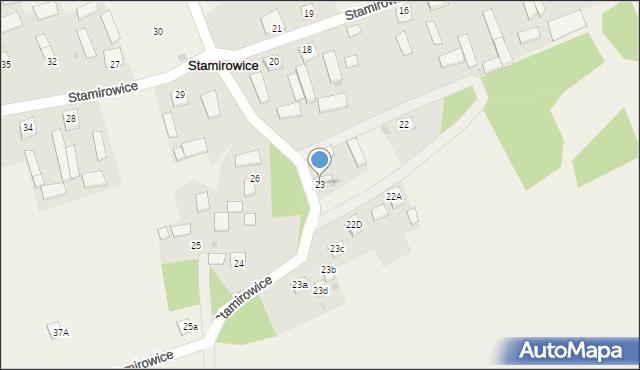 Stamirowice, Stamirowice, 23, mapa Stamirowice