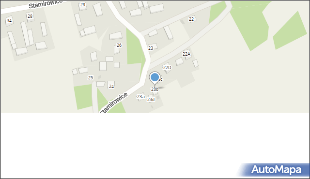 Stamirowice, Stamirowice, 23b, mapa Stamirowice