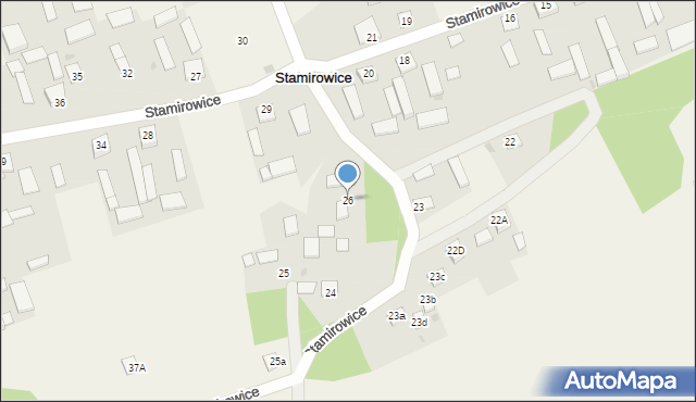 Stamirowice, Stamirowice, 26, mapa Stamirowice
