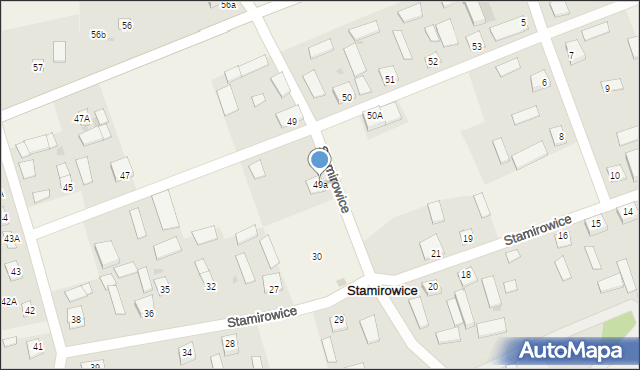 Stamirowice, Stamirowice, 49a, mapa Stamirowice