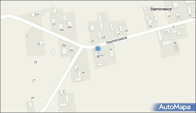 Stamirowice, Stamirowice, 3B, mapa Stamirowice