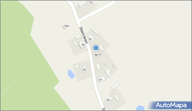 Stanclewo, Stanclewo, 58, mapa Stanclewo