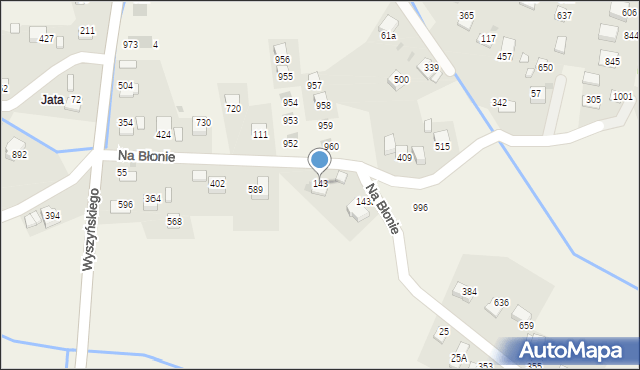 Staniątki, Staniątki, 143, mapa Staniątki