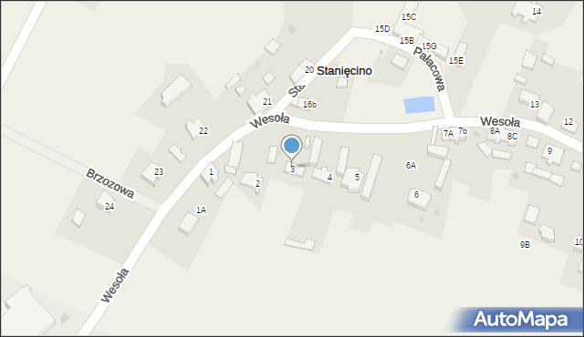 Stanięcino, Stanięcino, 3, mapa Stanięcino