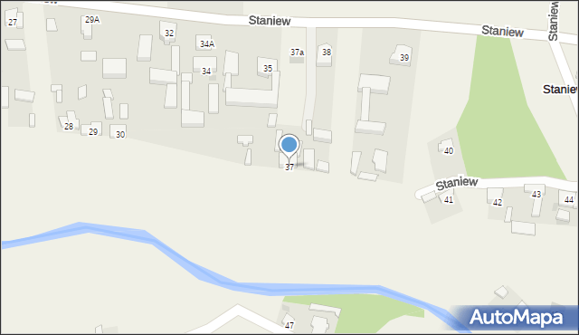 Staniew, Staniew, 37, mapa Staniew