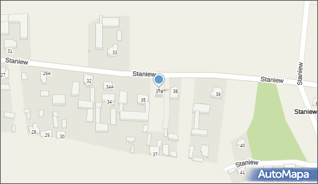 Staniew, Staniew, 37a, mapa Staniew