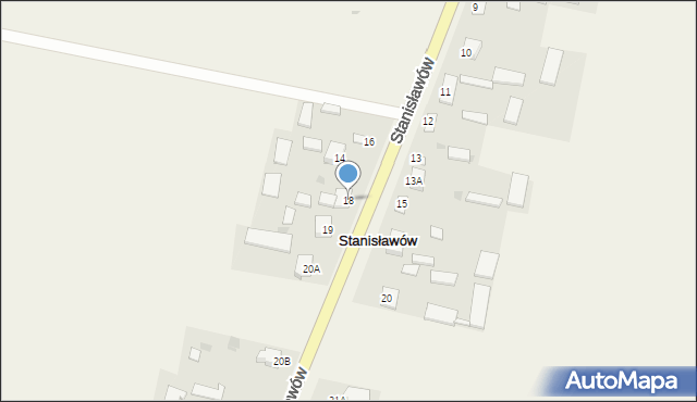 Stanin, Stanin, 18, mapa Stanin