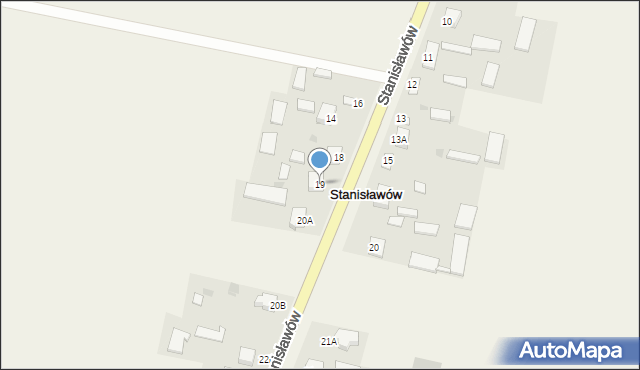 Stanin, Stanin, 19, mapa Stanin