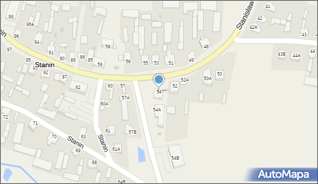 Stanin, Stanin, 54, mapa Stanin