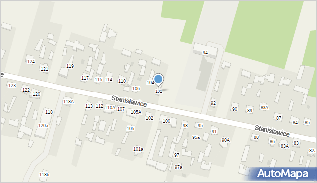 Stanisławice, Stanisławice, 101, mapa Stanisławice