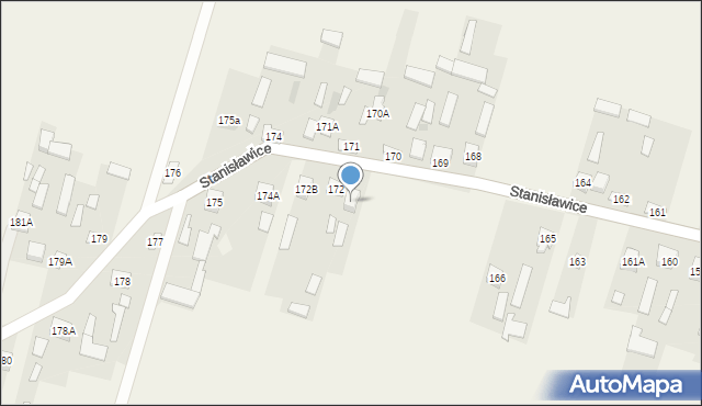 Stanisławice, Stanisławice, 172A, mapa Stanisławice