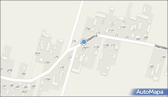 Stanisławice, Stanisławice, 175, mapa Stanisławice