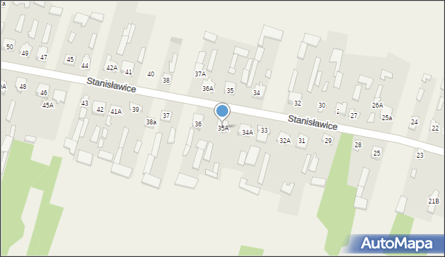 Stanisławice, Stanisławice, 35A, mapa Stanisławice