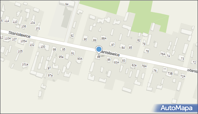 Stanisławice, Stanisławice, 88, mapa Stanisławice