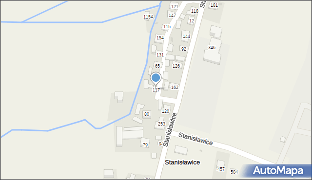 Stanisławice, Stanisławice, 117, mapa Stanisławice
