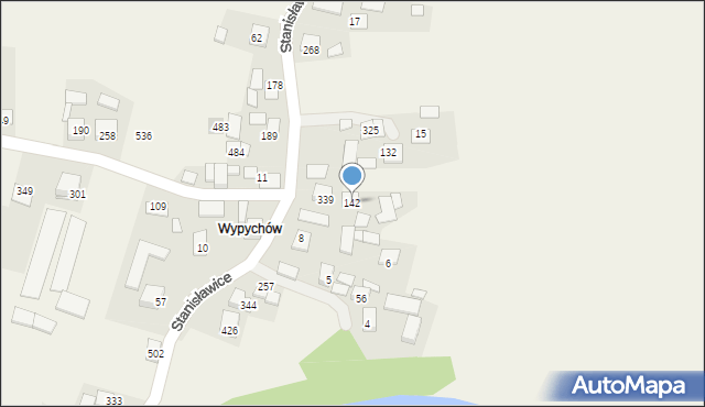 Stanisławice, Stanisławice, 142, mapa Stanisławice