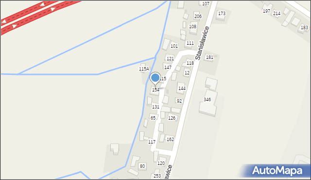 Stanisławice, Stanisławice, 154, mapa Stanisławice