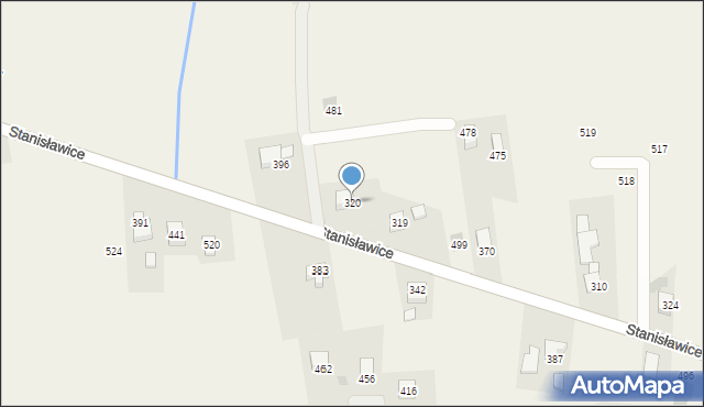 Stanisławice, Stanisławice, 320, mapa Stanisławice