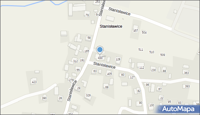 Stanisławice, Stanisławice, 444, mapa Stanisławice