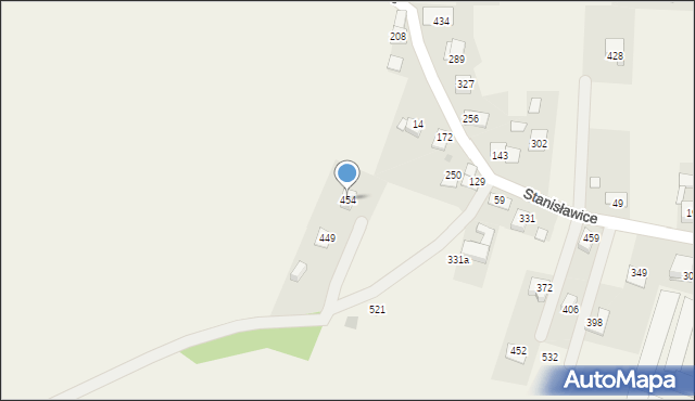 Stanisławice, Stanisławice, 454, mapa Stanisławice