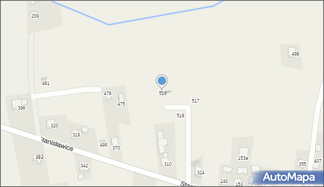 Stanisławice, Stanisławice, 519, mapa Stanisławice
