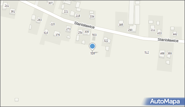 Stanisławice, Stanisławice, 526, mapa Stanisławice