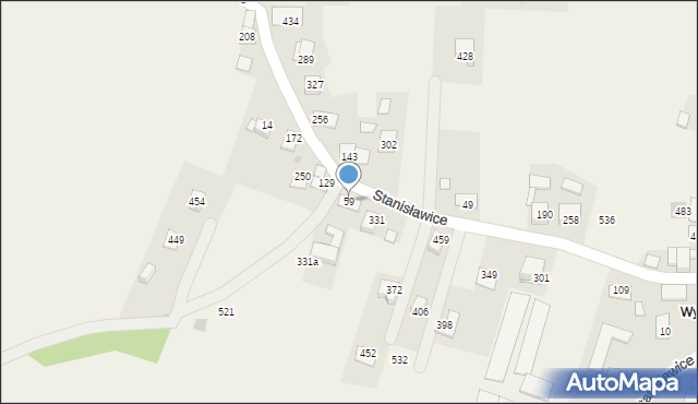 Stanisławice, Stanisławice, 59, mapa Stanisławice