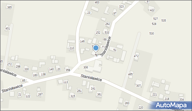 Stanisławice, Stanisławice, 78, mapa Stanisławice