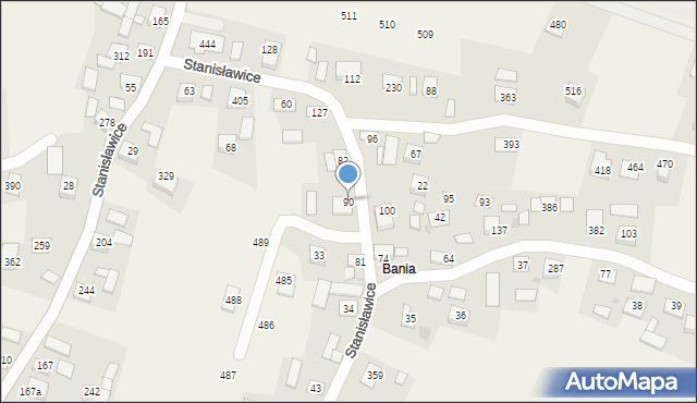 Stanisławice, Stanisławice, 90, mapa Stanisławice